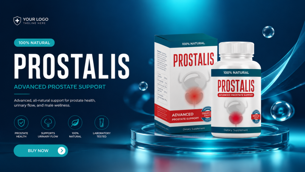 Illustration of the male urinary tract and prostate gland